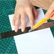 마켓모든 PVC 커팅매트 데스크매트 투명매트 책상매트 책상고무판 재단판 A5, 블루