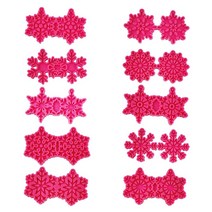1Pc/10Pcs Snowflake Resin Epoxy Silicone Earring Casting Molds Jewelry Making