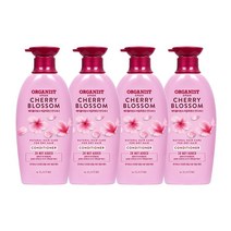 오가니스트 내추럴 수분 컨디셔너 체리블라썸향, 4개, 500ml