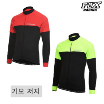 폭스레이싱 폭스레이싱 동계 기모 긴팔져지 FRLJER-135 자전거의류 라이딩복 싸이클 저지 겨울 mtb, 그린