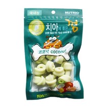 애견 입냄새제거용 코코넛 껌 2개 간식껌 치약대용