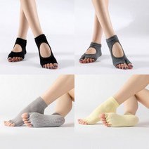 필라테스 양말 요가 논슬립 오픈 토삭스 덧신, A타입 옐로우, 마트쿠팡 A타입 옐로우