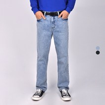 가이스토리 남자 바지 남성 워싱진 데님 팬츠 레귤러핏 리엘청바지