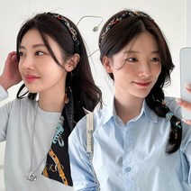 주디앤 여성 레이나 스카프 헤어밴드 2P