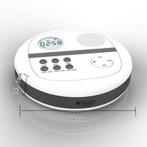 CDDVD플레이어CD 워크맨 스피커 기울고 있는 기계 디스크 U TF 카드 플레이어 MP3 오디오 경적 휴대용 HiF, 01 yellow
