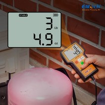 냉매 저울 에어컨 Elitech LMC-100F + 디지털 전자 냉매 충전 복구 스케일 HVAC 유선 원격 휴대용 케이스 1, 한개옵션0