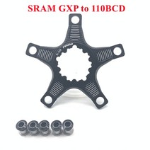 자전거 부품 도로 자전거 Chainring 110BCD 50T/34T 치아 플레이트 SRAM fsa에 대 한 20s / 22 속도 접는 C, 02 GXP to 110bcd