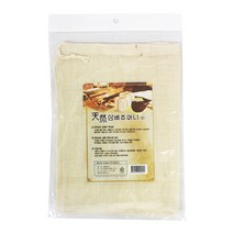 [AAX_2474232] (범우)삼베주머니 20X27cm 중_0021 약초망 다시주머니 육수주머니 삼베주머니 다시망