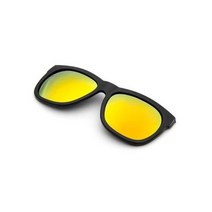 긴얼굴 선글라스 안경 썬글라스 자석 온 스퀘어 렌즈 남성 여성 미러 클립 태양 야간 운전 레트로 드