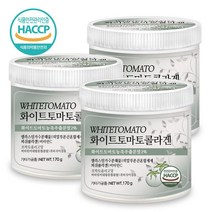 푸른들판 미국산 먹는 화이트 토마토 콜라겐 분말 엘라스틴 피토엔 피토플루엔 비타민C 가루 파우더 미국 하얀토마토 흰토마토 백토마토 백색토마토 흰색토마토, 170gx3통