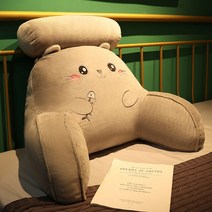 쿠션 귀여운 캐릭터 등받이 의자 좌식 소파 침구세트 등, 게걸스러운 고양이