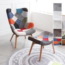 디센(DESEN) 에그 윙 체어 세트 안락의자, 퀼팅