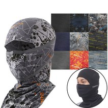 인콘트로 입체 기모 나염 바라클라바, 민자블랙