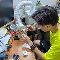 납땜 연기 흡입기 납먹는코끼리 연기제거 냄새 제거기, 소형스모그디지털디스플레이청정기(표준구성)