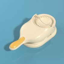 만두 성형기 자동 기계 만두 빚는 기계 2 in 1 제조기 반죽 압착기 수동 금형 프레싱 과자 주방 Jiaozi 베이킹 도구, Beige