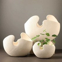 수경화분 세라믹 연꽃 수반 정원 조경 화분 장식, 스타일 20 세라믹 중간