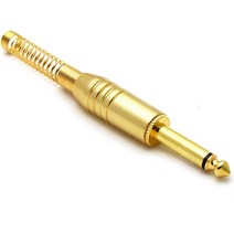 케이블마트 오디오케이블 스피커 음향 커넥터 모노 스테레오 캐논 TRS TS XLR RCA 3.5 5.5 6.3 이어폰 마이크 크기 변환 젠더 ㄱ자 꺾임 연결잭 커넥터, HA50-10 모노5.5 제작 커넥터