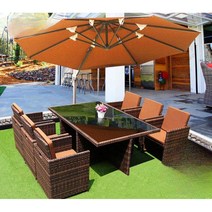 6인용 테이블 테라스 감성 야외 카페 커피숍 인테리어 세트 4인용 의자, O