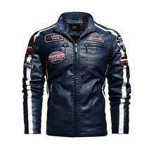 카멜롯 남성 오토바이 라이더 자켓 KH188, 4XL, 네이비
