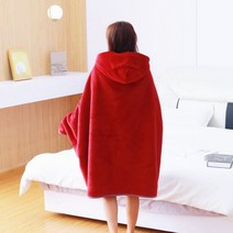 해피월드샵 가을 겨울 낮잠 후드 똑딱이 담요 휴대용 오피스 회사 다기능 극세사 무릎 덮개