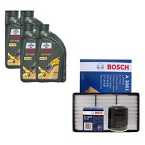아이오닉 하이브리드 훅스 플렉스 5 0W20(4L)/SP/C5/C6 보쉬 필터 엔진오일세트 1182-3001, 4000ml