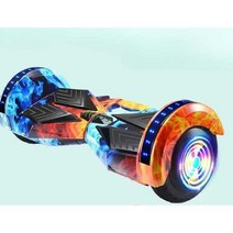 호버버드 전동휠 야광 8인치 투휠 전동보드 라이트, 8인치 발광휠(얼음불꽃)블루투스+방폭휠 36V