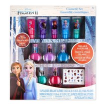 디즈니 겨울왕국2 멀티 11종세트 매니큐어 립글로즈 네일스티커 세안머리띠증정