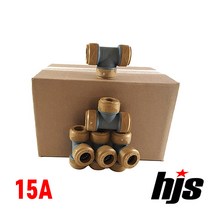 원터치 엑셀 일체형 티 15A BOX 30개 / 박스 KS ISO PB티 20mm