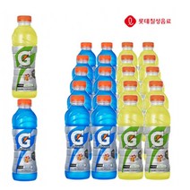 총20병x600ml 각10병 게토레이 레몬 블루볼트 이온음료 스포츠음료 게토레이600 페트, 단품, 단품