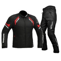 오토바이열선자켓 바이크 아리딩 여성 겨울 잠바 바람막이 남성용 방풍 오토바이 재킷 사계절 사이클링 슈트 모토크로스 레이싱 바지, [01] M, [07] SJ-07 Red suit