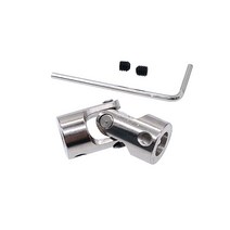 유니버설 샤프트 커플 링 자동차 보트 모델 범용 조인트 스틸 커넥터 길이 23mm 너비 11mm, 4mm-6mm