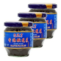 간란차이 올리브와 겨자잎으로 만든 즉석 밑반찬 밥에 비벼먹는 밥도둑 3병, 3개