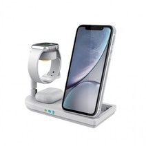 머레이 올인원 애플 삼성전용 무선충전기 거치대 F5, 삼성전용 - 네이비