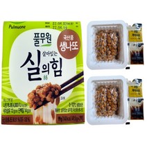 풀무원 살아있는 실의 힘 국산콩 생나또 99g 5개 낫또 나또 낫토