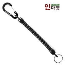 씨타임 뉴 벌크 스프링줄 분실방지 안전고리 카라비너, 씨타임뉴벌크스프링줄 그린