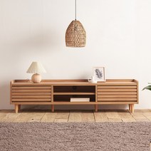 소티디자인 라떼 1500 거실장 - 캄포베니어, 단품