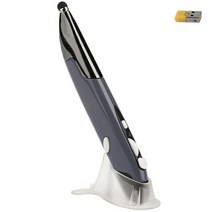 펜마우스 전자펜마우스 무선 펜마우스 블루투스 마우스 2.4GHz 미니 프리젠 테이션 교육 USB 용량 성 스타, 01 Grey, 한개옵션1