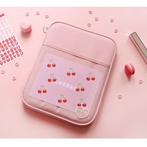 옐로우포스트 체리 북가방 파우치 북파우치 테플릿파우치 가벼운 태블릿 1P 북 트윙클 7WA534F2, Red