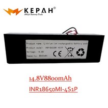 청소기 배터리 Viomi V3 V2 PR 18650 18000mAh 로봇 진공 청소 용, 14.8v, 금