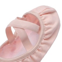 Danzcue 여성용 신축성 있는 발레 슈즈 캔버스 스플릿 솔 발레 슬리퍼 .. 정품보장