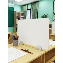 사무실 파티션 가림막 학생 교실 책상 위에 수납 전용 다용도 칸막이 선반, 5mm가중-백(40×40cm)