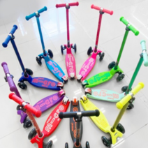 마이크로킥보드 맥시T 디럭스 LED 유아킥보드, 아쿠아