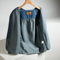 남자 빅사이즈 데일리 패션 클래식 브이넥 노카라 자켓 재킷 데님 가디건