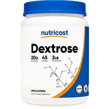Nutricost 덱스트로스 파우더 4.5kg(10파운드) - GMO 프리 글루텐 프리107802, 2 Pound (Pack of 1)