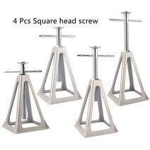 캠핑카 작업대 사다리 계단 트레일러 스텝4pcs rv 잭 캠퍼 스태빌라이저 rv 19, 4 PC 스퀘어 헤드