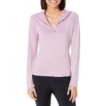 Juicy Couture 여성용 프리미엄 테크 요가 재킷 Juicy Black Large