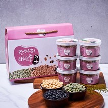 잔다리마을 농부의 콩 서리태 백태 청태콩 볶은콩 견과, 1개, 선택A 하루한줌100g6통세트