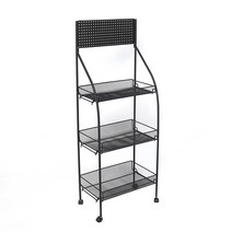 접이식 판매대 매대 이동식 가판대 팬트리 과자진열, 상세이페이지 참고, A 화이트 단층