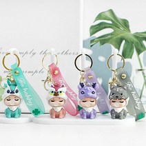 베이비 키링 굿즈 열쇠고리 아기 키홀더 가방 차키 파우치 키홀더, 베이비레드