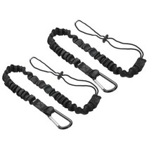 PATIKIL D 후크가 있는 공구 랜야드 2팩 88.9cm(35인치) 안전 목줄 낙하 를 위한 너비 2.5cm(1인치) 블랙, 24
